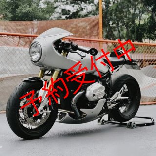 BMW rninet racer純正ミラー （BMW R nineT racer。バーエンド
