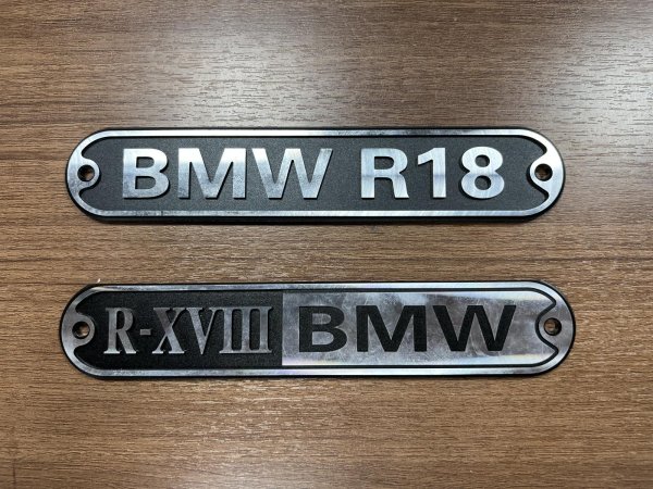 画像1: 【特別生産品】BMW R18 エンジンプレート　 (1)